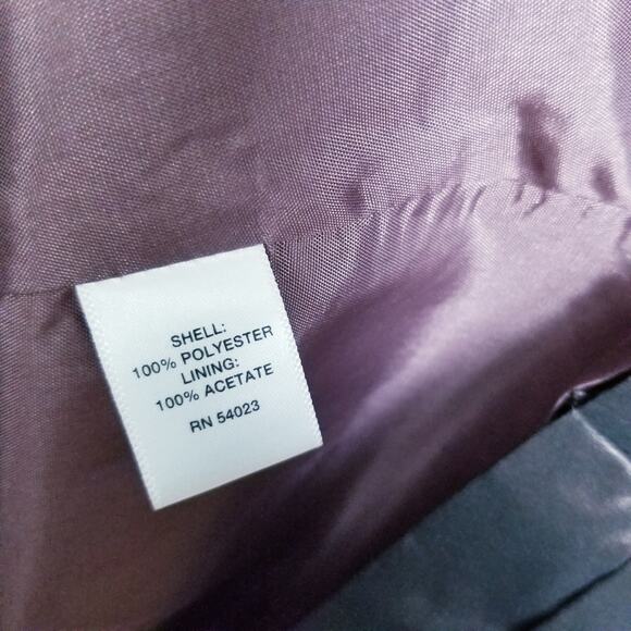 BANANA REPUBLIC Taffeta Pleated A-line Skirt Irridescent Mocha - Size 0 - Picture 6 of 7